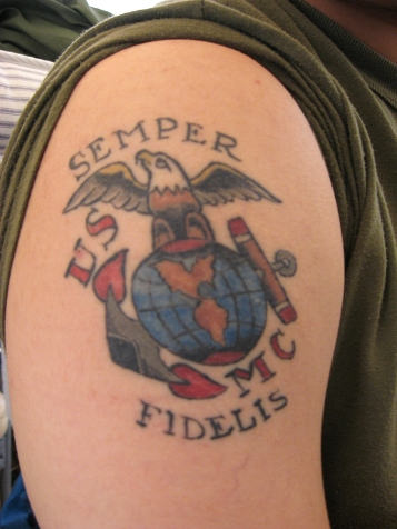 Marine tattoos semper fi