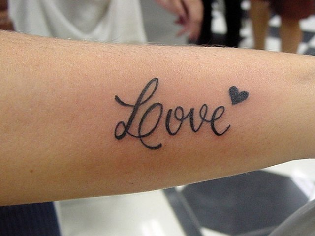 Love Sign Tattoo