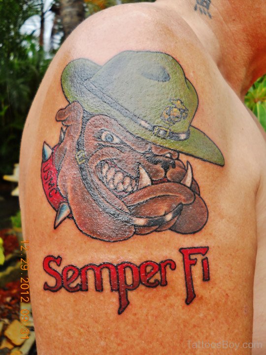 Semper tattoo fi design Semper Fi