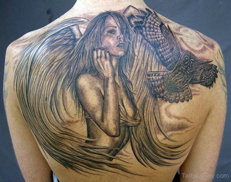 Full Back Angel Tattoo - wide 5