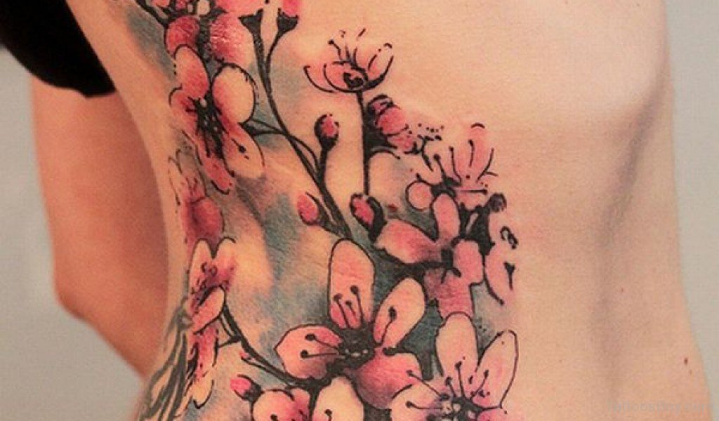 Cherry Blossom Tattoo Sleeve Color - wide 6