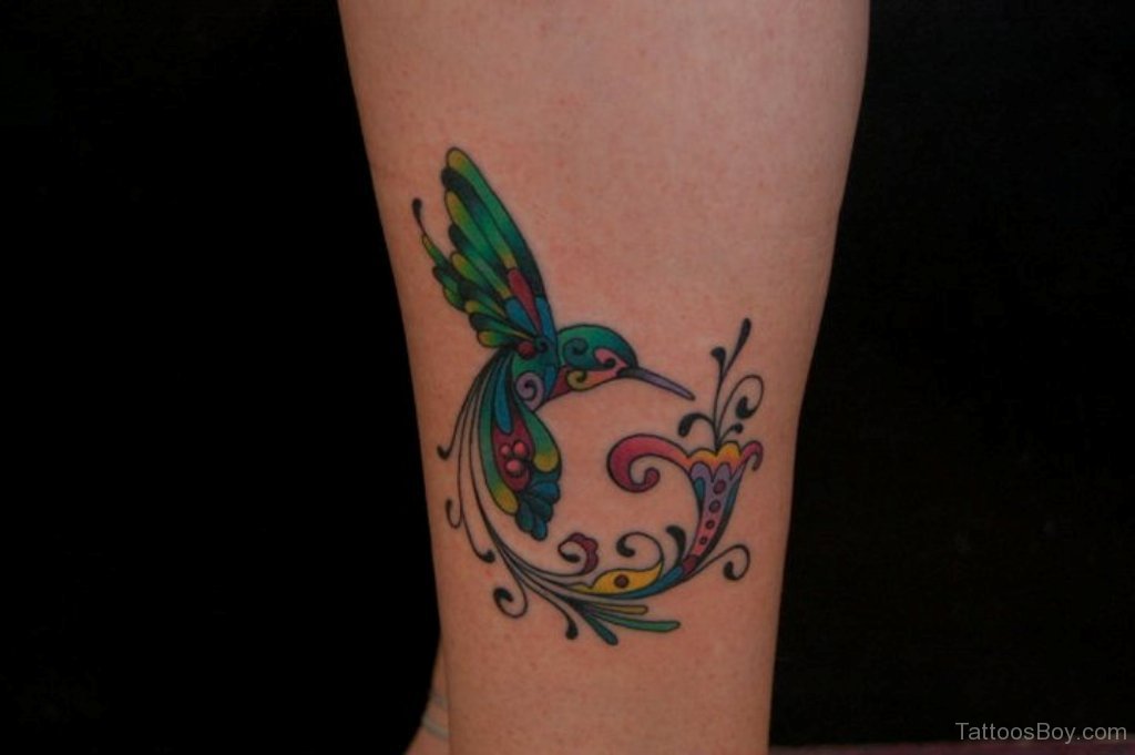 Colored Hummingbird Tattoo Design Tattoo Designs Tattoo Pictures
