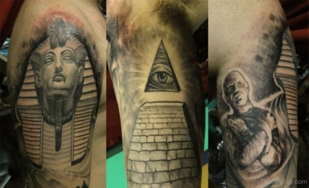 Strength Egyptian Symbols Tattoos