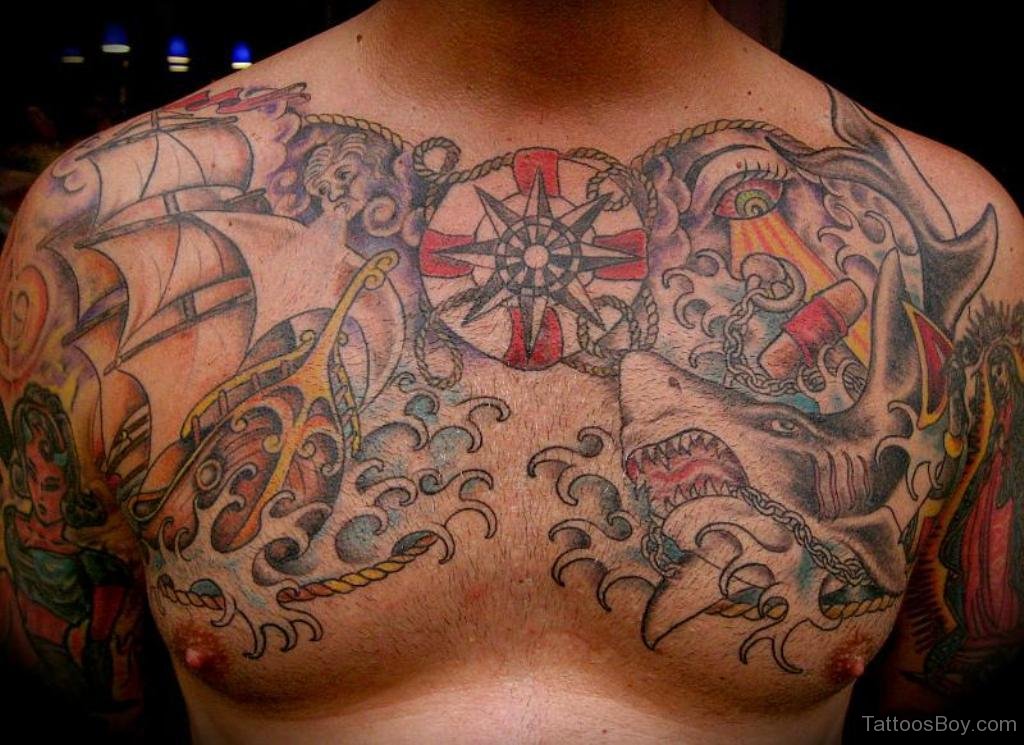 7. Large Pirate Chest Tattoo - wide 6