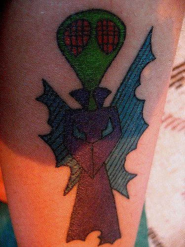 Different Alien Tattoo