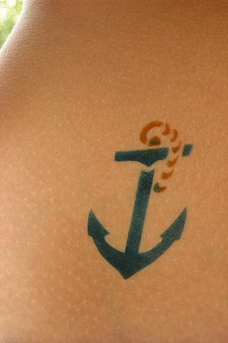 Cool Anchor Tattoo