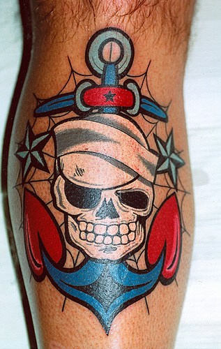 Pirate Anchor Tattoo