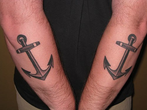 Anchor Tattoos On Arms