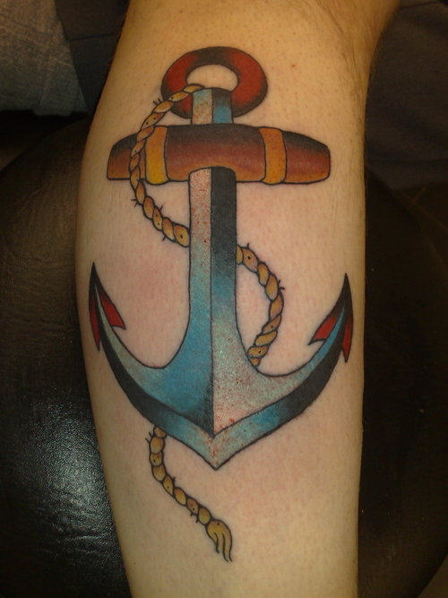 Beautiful Anchor Tattoo