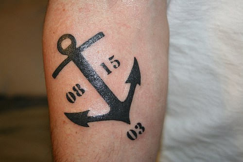 Anchor Tattoo on Arm