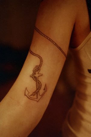Anchor Tattoo On Arm