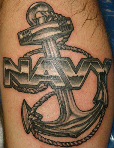 Navy Anchor Tattoo 