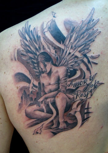 Fallen Angel Tattoo