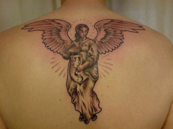 Guardian Angel Tattoo Design