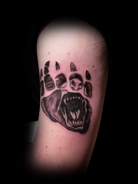 Bear Paw Tattoo
