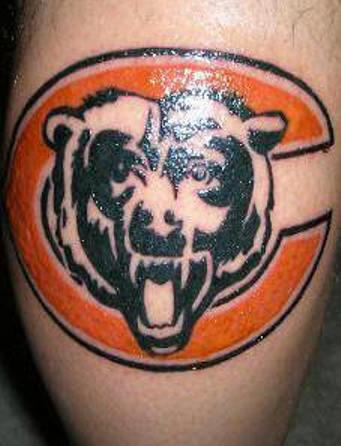 Chicago Bear Tattoo