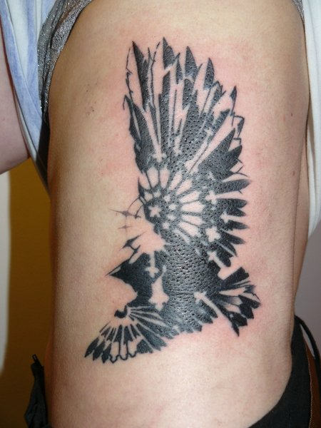 Flying Crow Tattoo