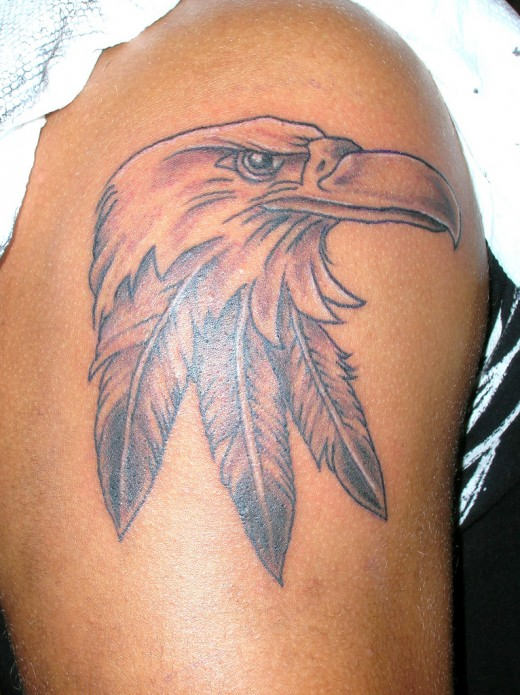 Eagle Tattoo On Shoulder