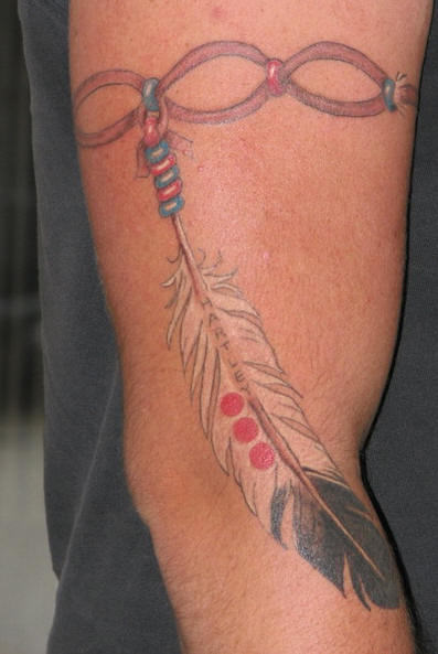 Feather Tattoo On Arm