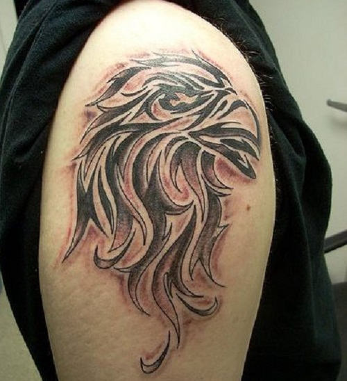 Eagle Tattoo On Shoulder