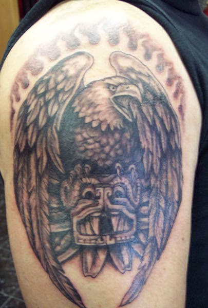 Eagle Tattoo On Shoulder