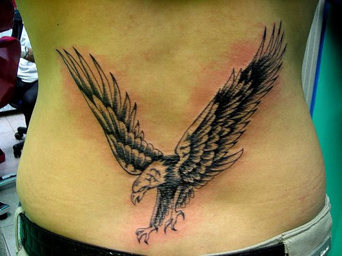 Eagle Tattoo On Back