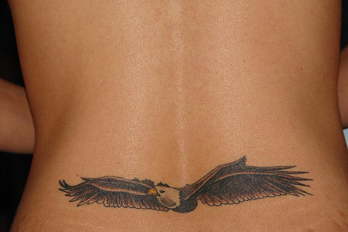 Eagle Tattoo On Back