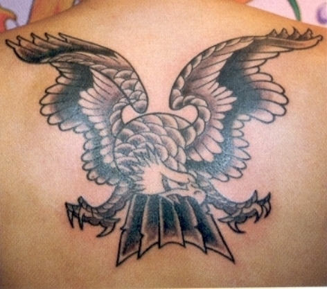 Eagle Tattoo On Back