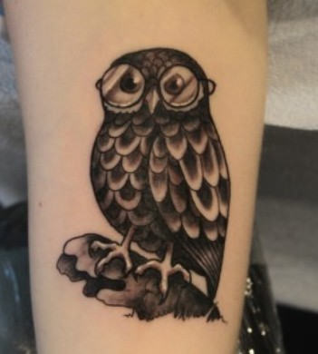 Black Owl Tattoo