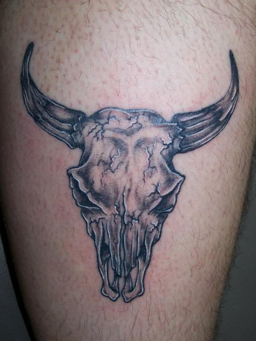 Bull Head Tattoo