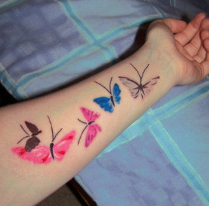 Butterflies Tattoo On Arm