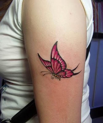 Pretty Butterfly Tattoo on Arm