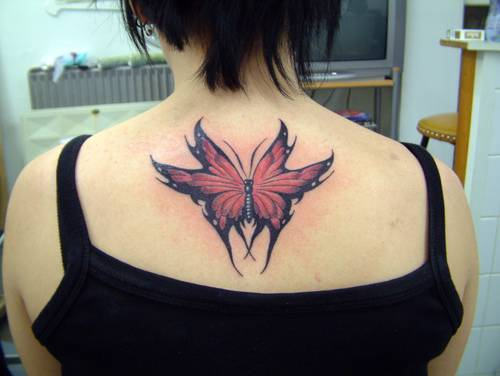 Butterfly Tattoo On Back