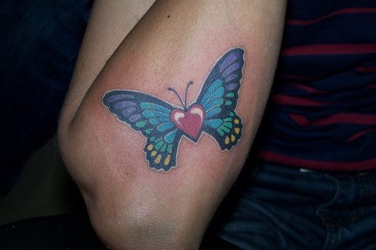 Butterfly Tattoo On Arm