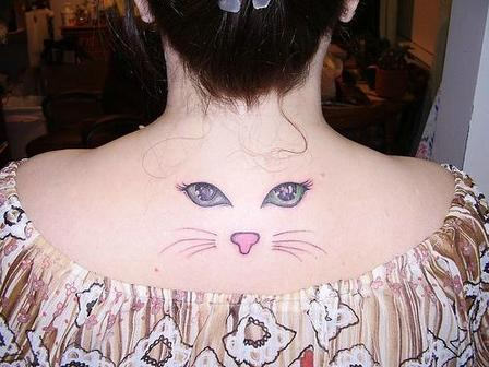 Elegant Cat Tattoo