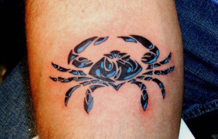 Crab Tattoo On Arm