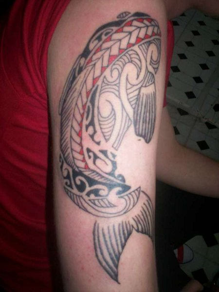 Tribal Fish Tattoo Design