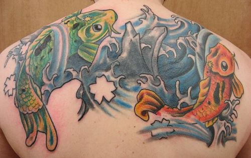 Fish Tattoo on Back