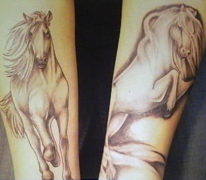 Beautiful Horse Tattoo Design