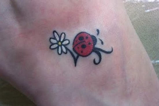 Ladybug Tattoo Design
