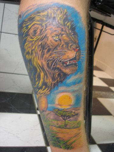 The King of Jungle - Lion Tattoo