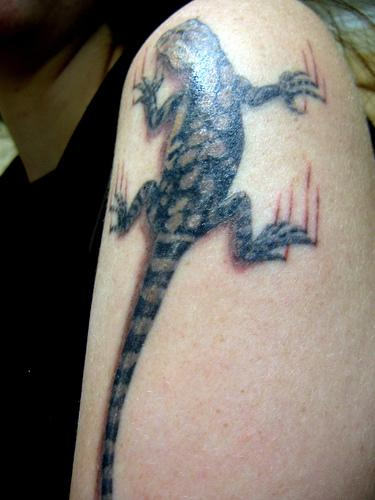 Lizard Tattoo on Arm