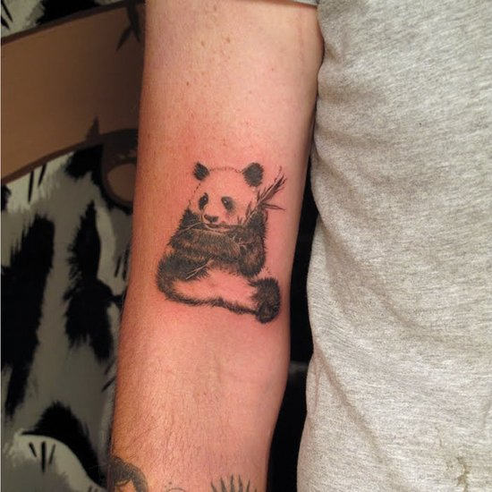 Panda Tattoo On Arm