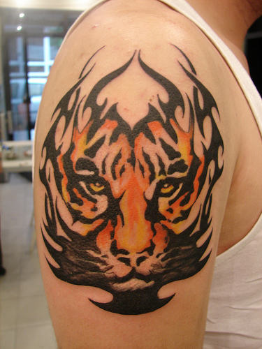 Tiger Tattoo - Tribal Style
