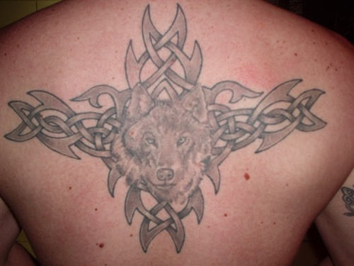 Celtic Wolf Tattoo