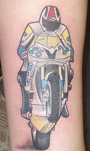 Racing Biker Tattoo