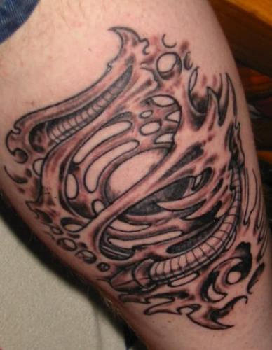 Biomechanical Tattoo Picture