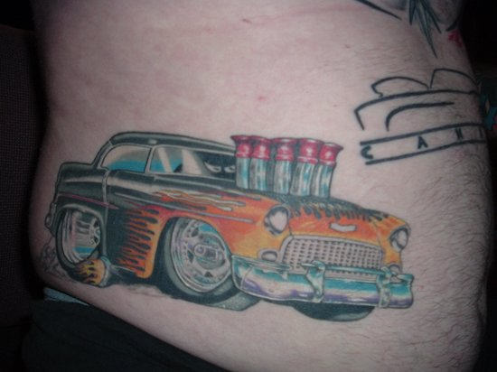 Elegant Car Tattoo