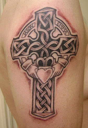 Celtic Cross Tattoo Design