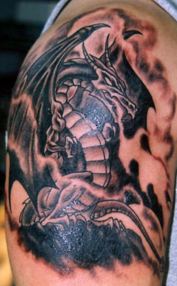 Dragon Tattoo Design on Arm